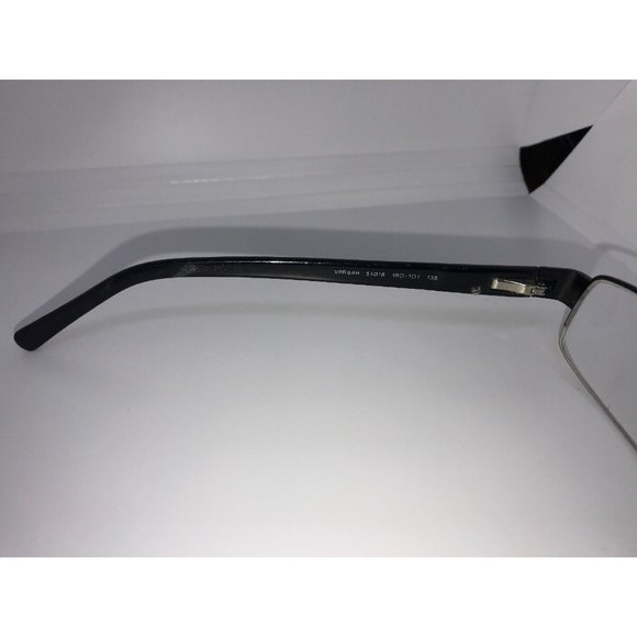 PRADA VPR 64H 1BO-1O1 Optical Eyeglasses Frames Glasses with Silver Accents - Picture 5 of 5